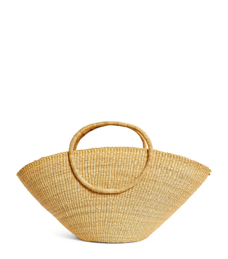 Muun Muun Elephant Grass Lune Basket Bag