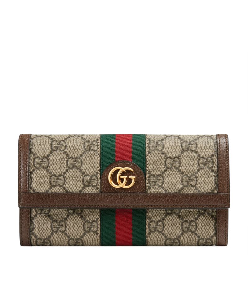 Gucci Gucci Canvas Ophidia Gg Continental Wallet