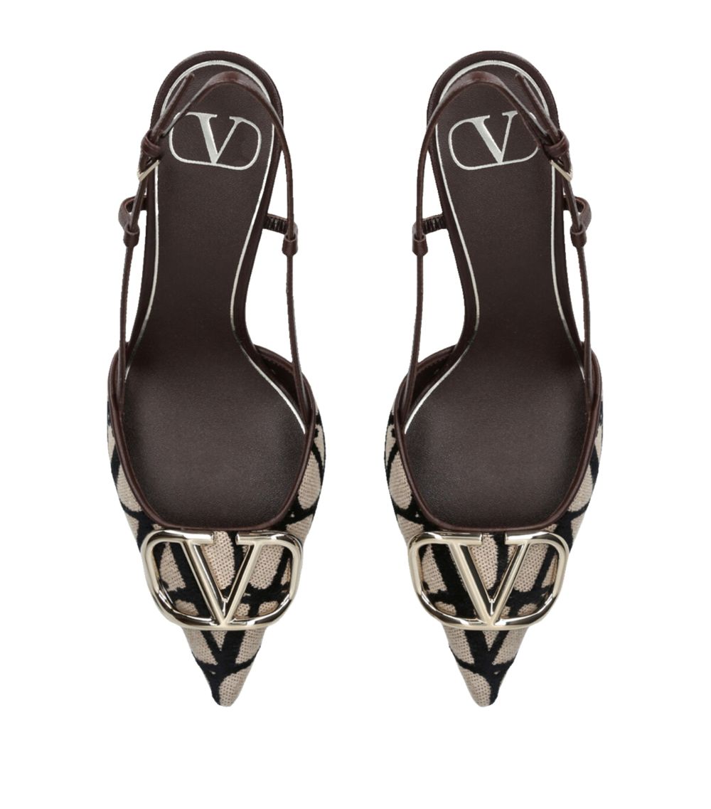 VALENTINO GARAVANI Valentino Garavani Vlogo Slingback Mules 80