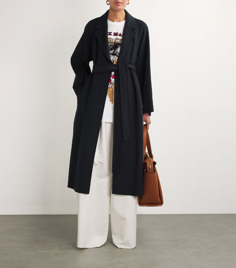 Max Mara Max Mara Virgin Wool Belted Agata Coat