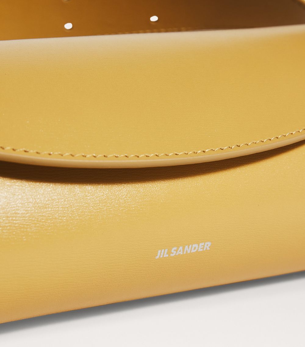 Jil Sander Jil Sander Leather Cannolo Shoulder Bag