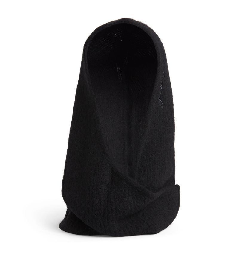 Ganni Ganni Embroidered Logo Balaclava