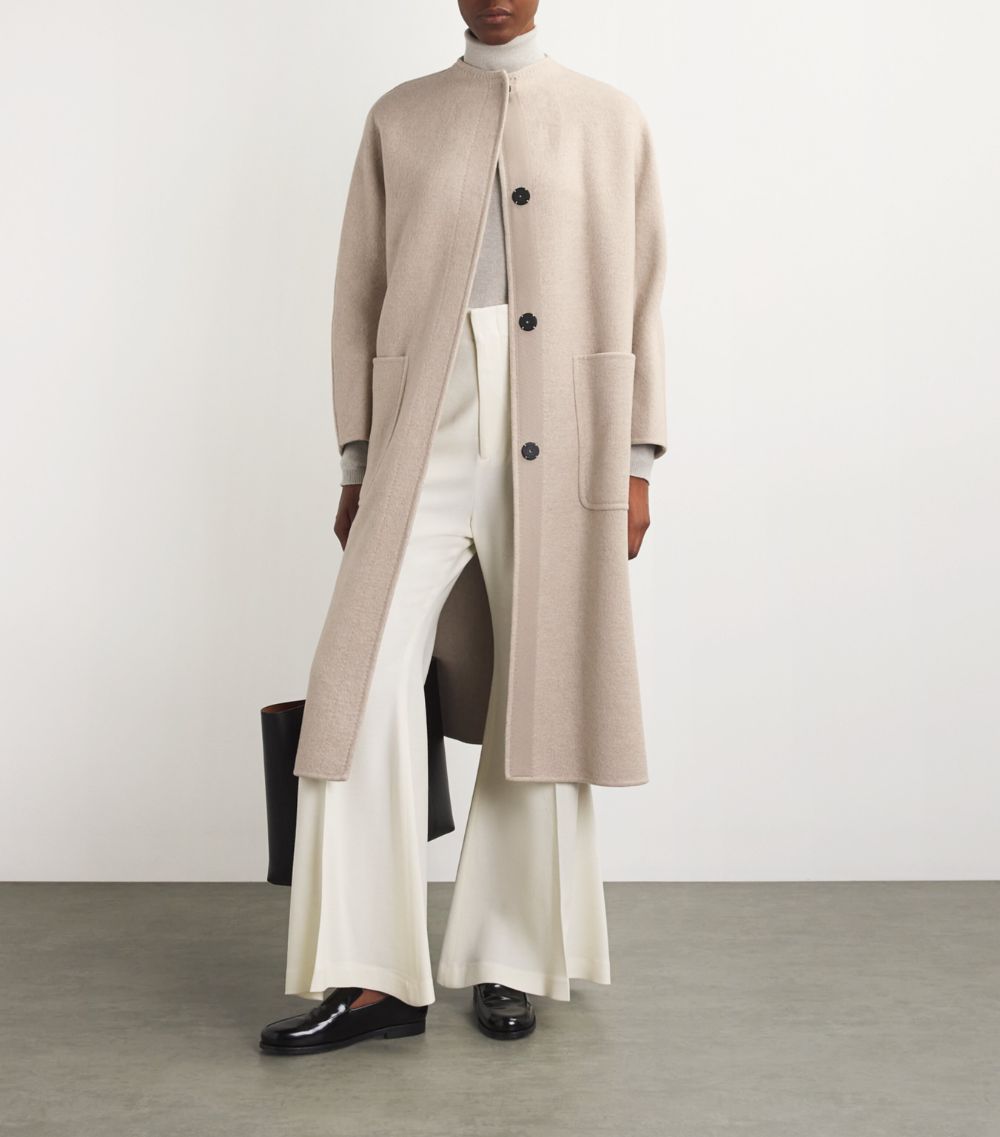 Max Mara Max Mara Cashmere Collarless Coat