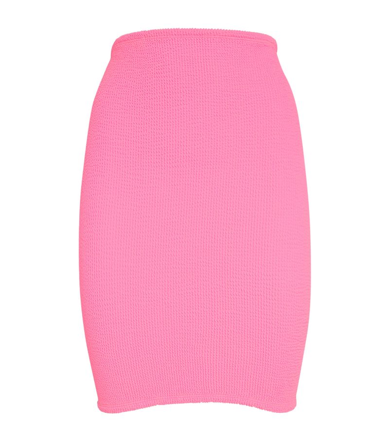 Hunza G Hunza G Crinkle Mini Skirt