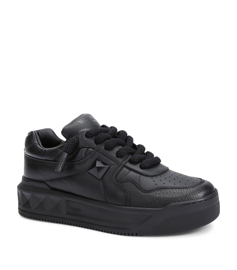 VALENTINO GARAVANI Valentino Garavani Leather One Stud Sneakers