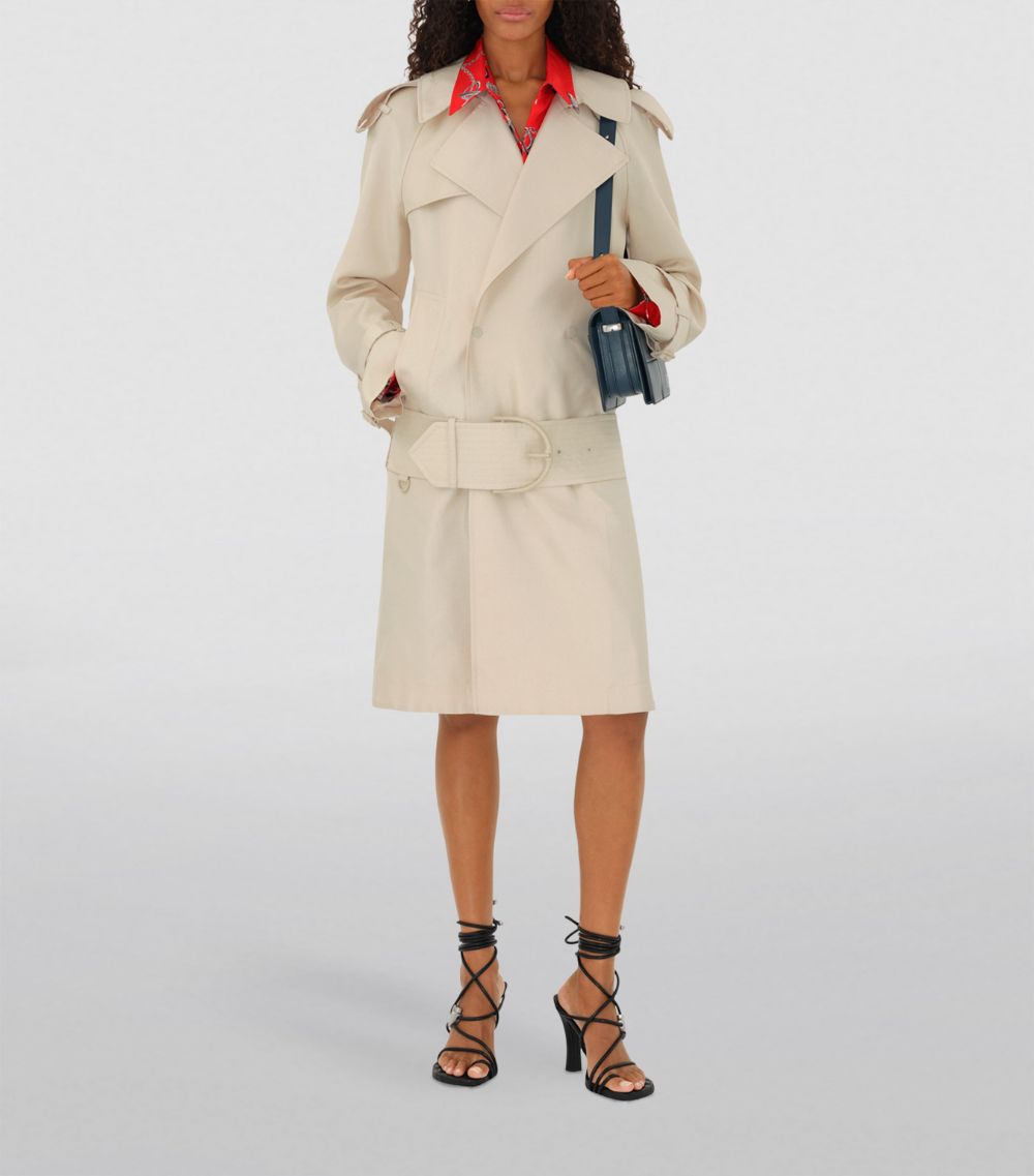 Burberry Burberry Silk-Blend Trench Coat