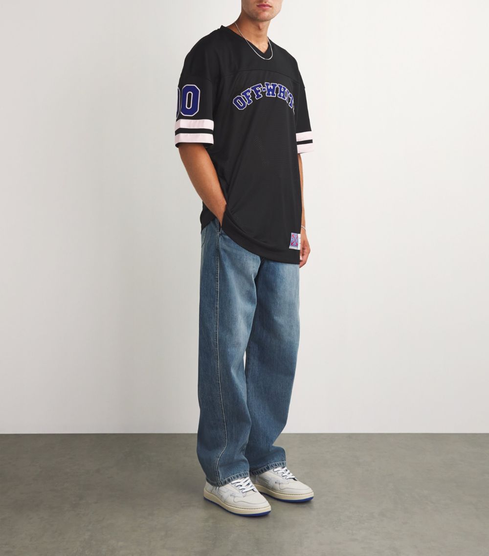 OFF-WHITE Off-White Mesh Football T-Shirt