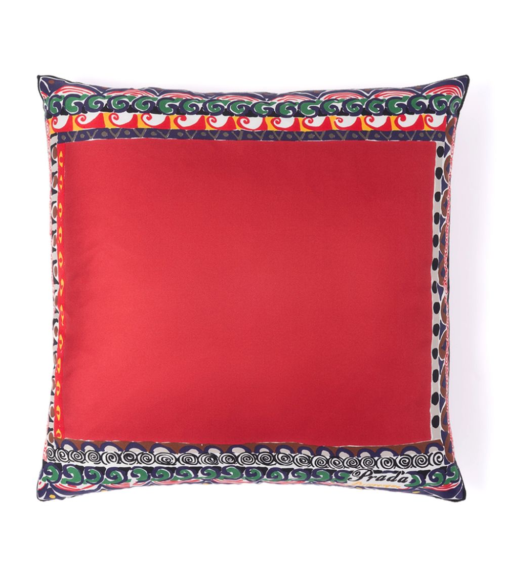 Prada Prada Silk Pittoresque London Cushion (50Cm X 50Cm)