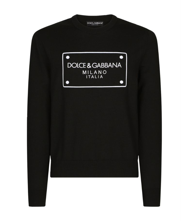 Dolce & Gabbana Dolce & Gabbana Wool Logo Sweater