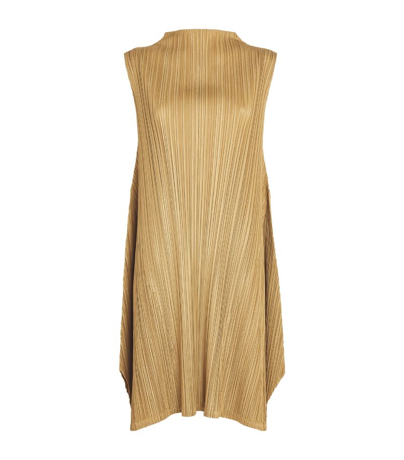 Pleats Please Issey Miyake Pleats Please Issey Miyake Mellow Pleats Sleeveless Dress