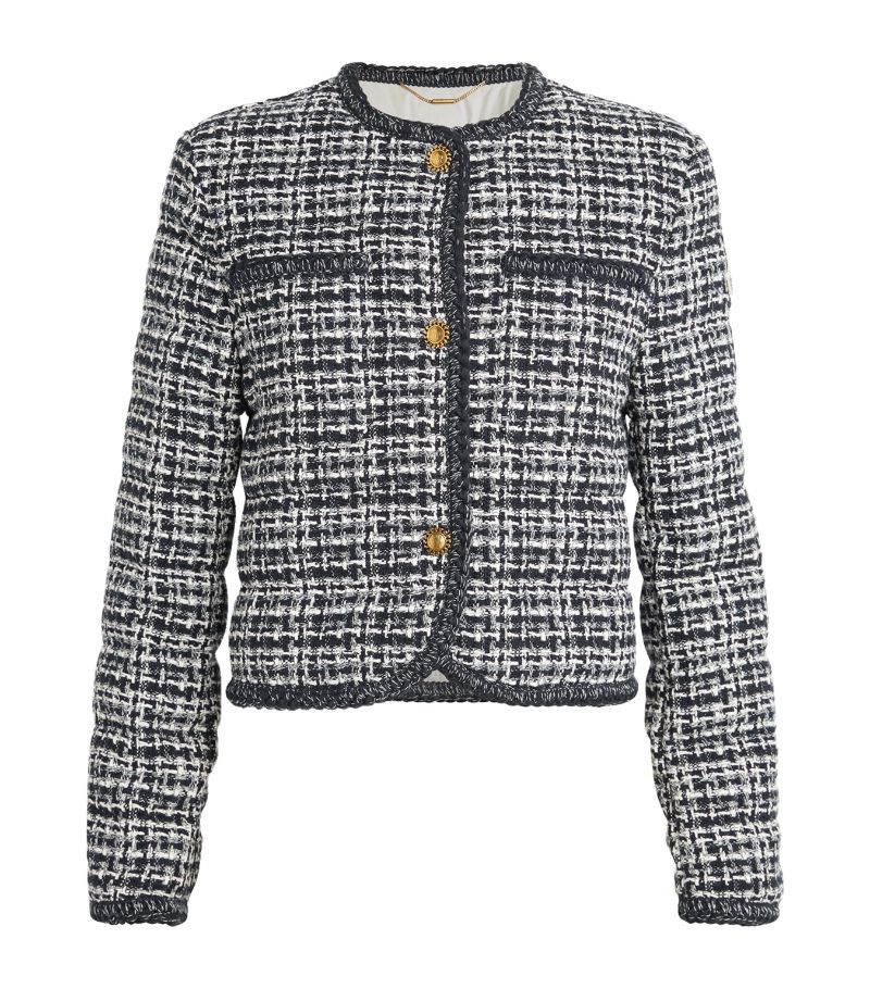 Moncler Moncler Tweed Down-Padded Eliadi Jacket