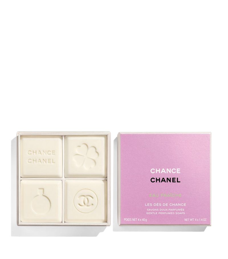 Chanel Chanel (Chanel Chance Eau Fraîche) Les Dés De Chance Eau Fraîche Limited Edition Soap (4 X 40G)