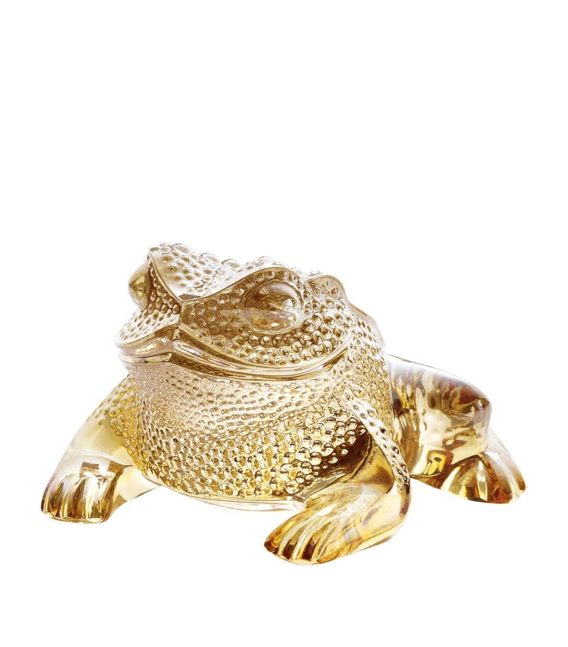 Lalique Lalique Crystal La Gregoire Frog Ornament