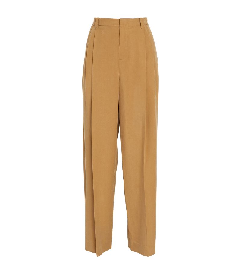 Vince Vince Tencel Pleated Trousers