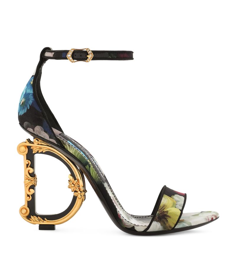 Dolce & Gabbana Dolce & Gabbana Floral Dg Heeled Sandals