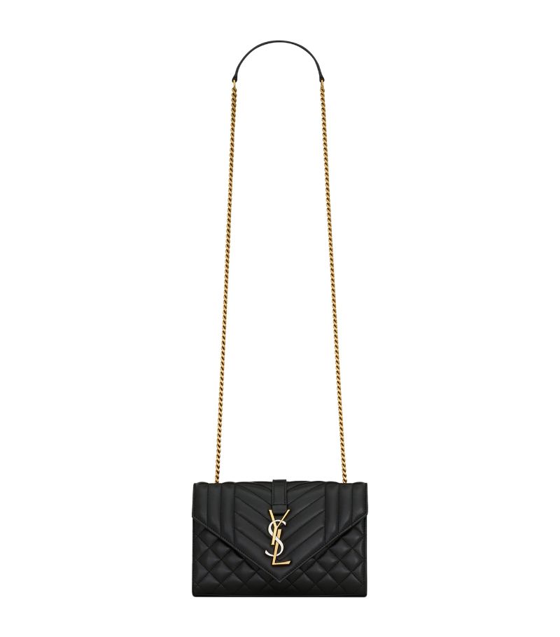 Saint Laurent Saint Laurent Small Envelope Matelassé Cross-Body Bag