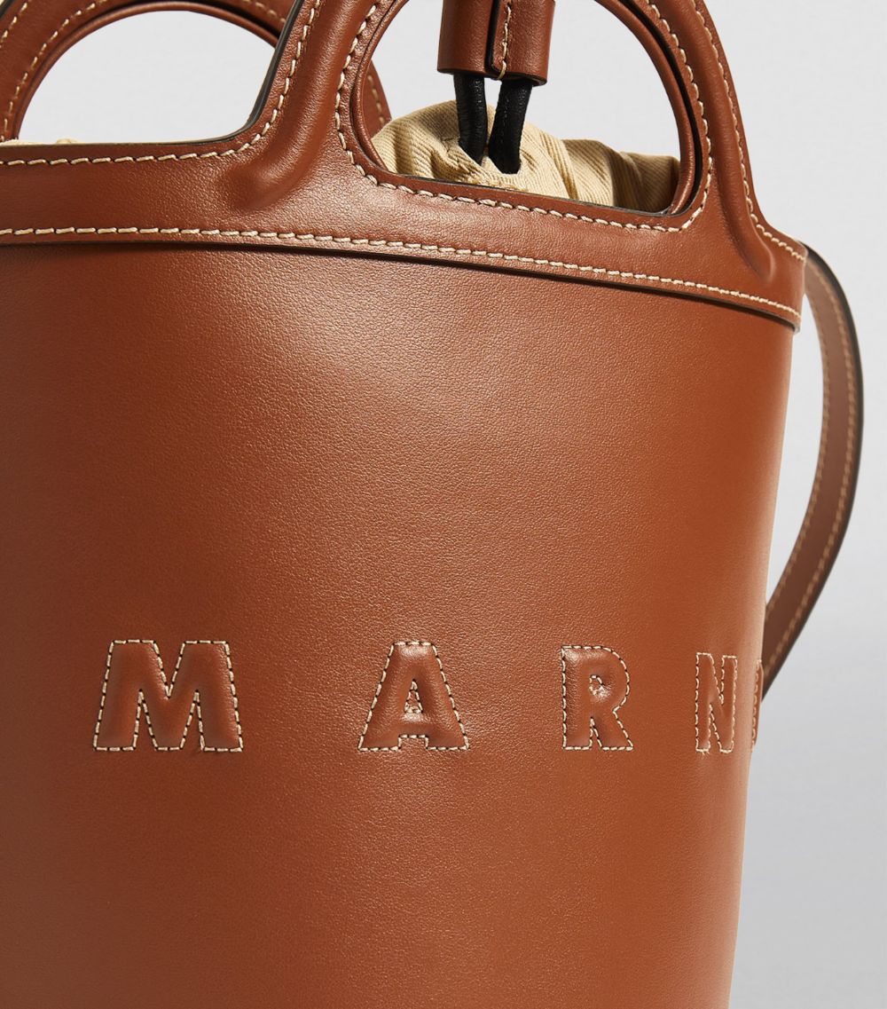 Marni Marni Mini Leather Bucket Bag