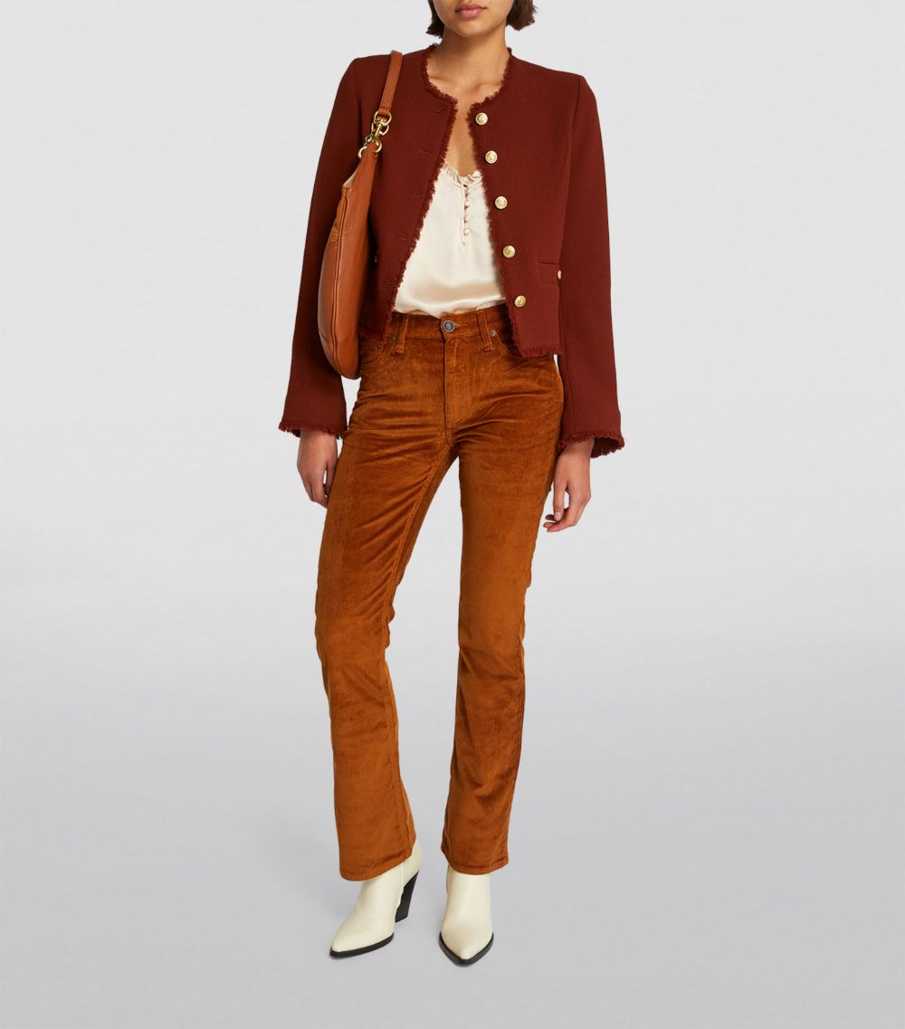 Rag & Bone rag & bone Peyton Corduroy Mid-Rise Flared Jeans