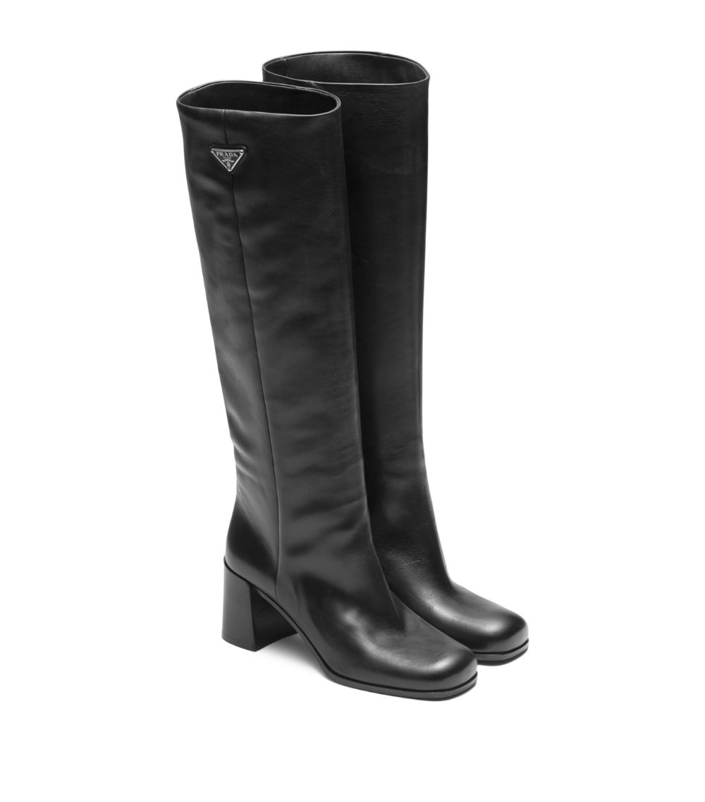 Prada Prada Leather Knee-High Boots 65