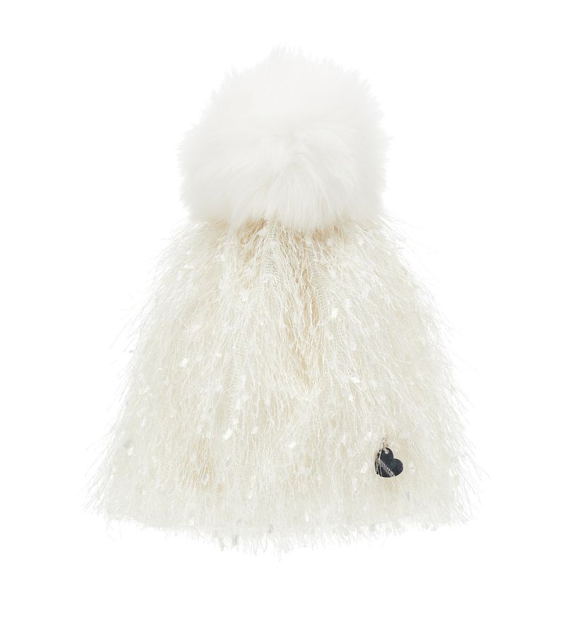 Monnalisa Monnalisa Wool-Blend Fringed Beanie