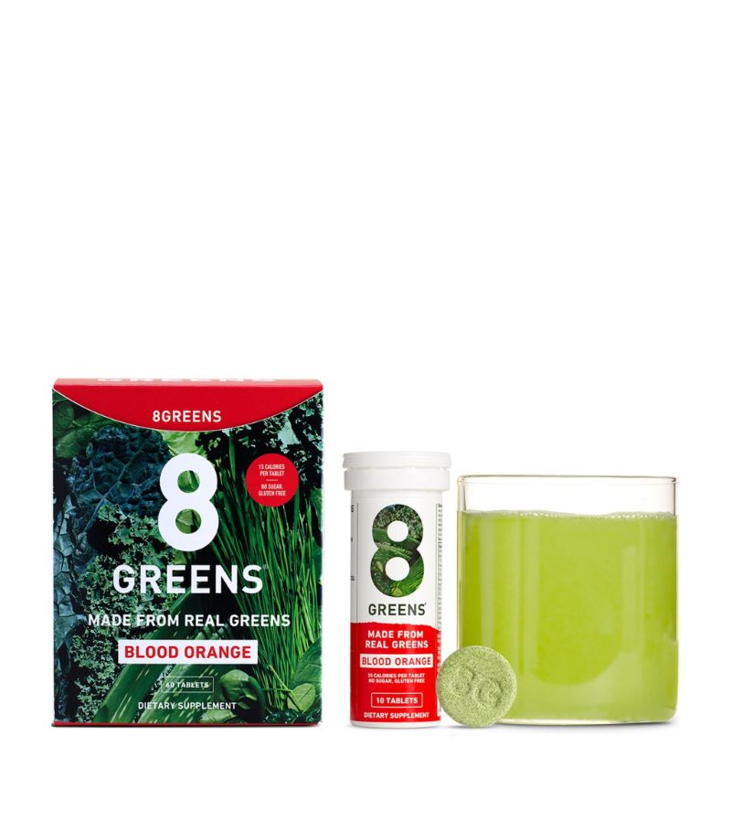 8Greens 8GREENS Real Greens Effervescent Blood Orange Tablets (30 Tablets)