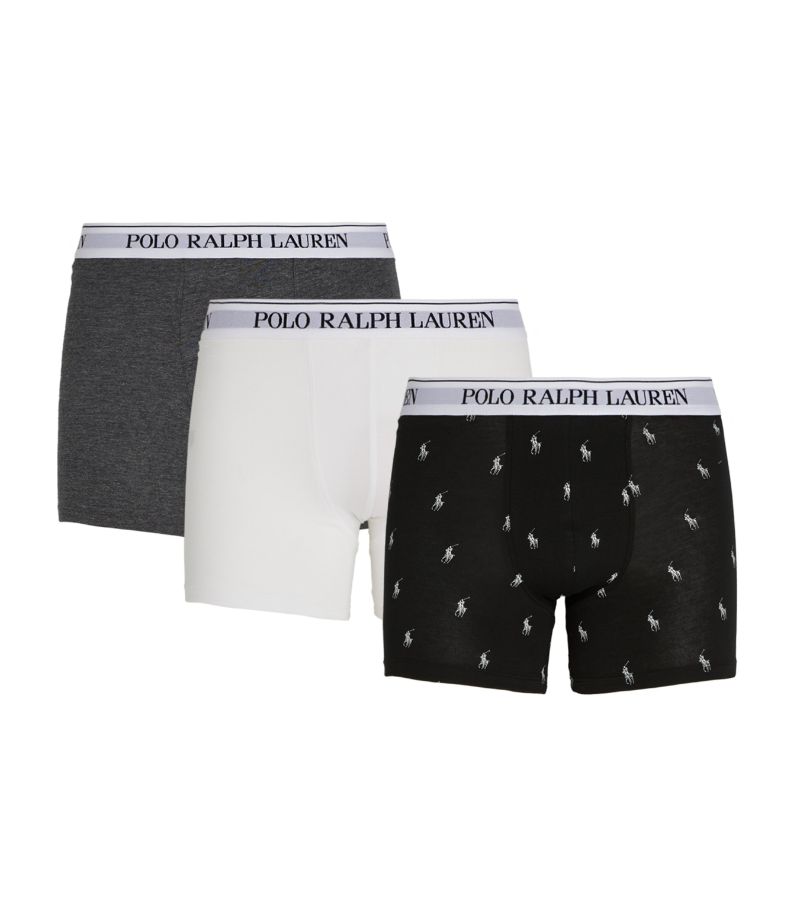 Polo Ralph Lauren Polo Ralph Lauren Stretch-Cotton Classic Trunks (Pack Of 3)