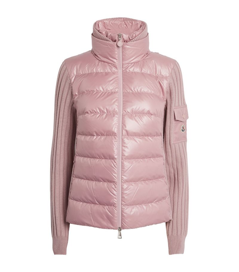 Moncler Moncler Wool Down-Filled Cardigan