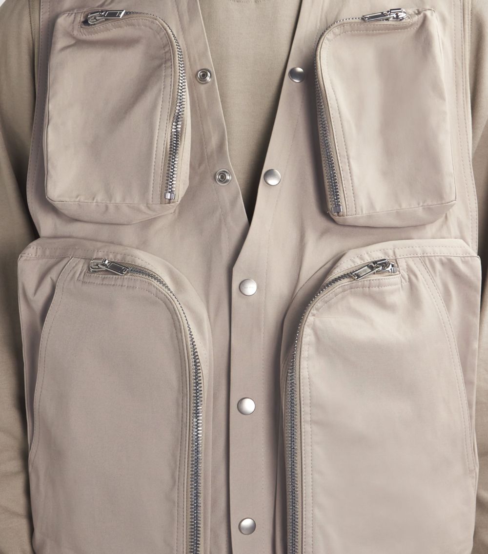 Rick Owens Rick Owens Cotton Cargo Gilet