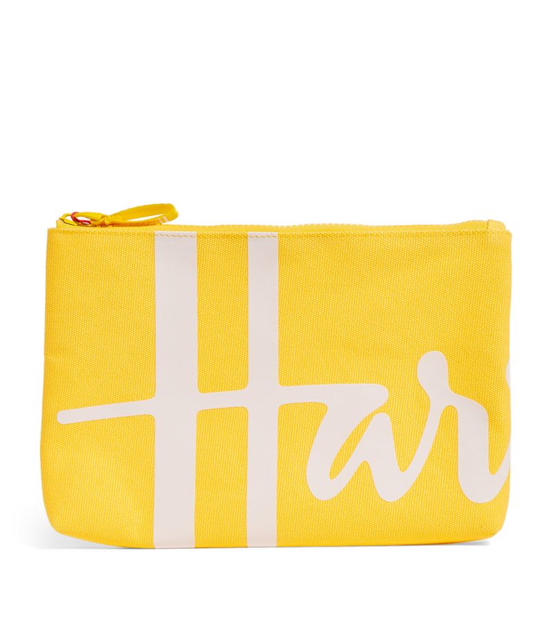 Harrods Harrods Medium Cotton Logo Pouch