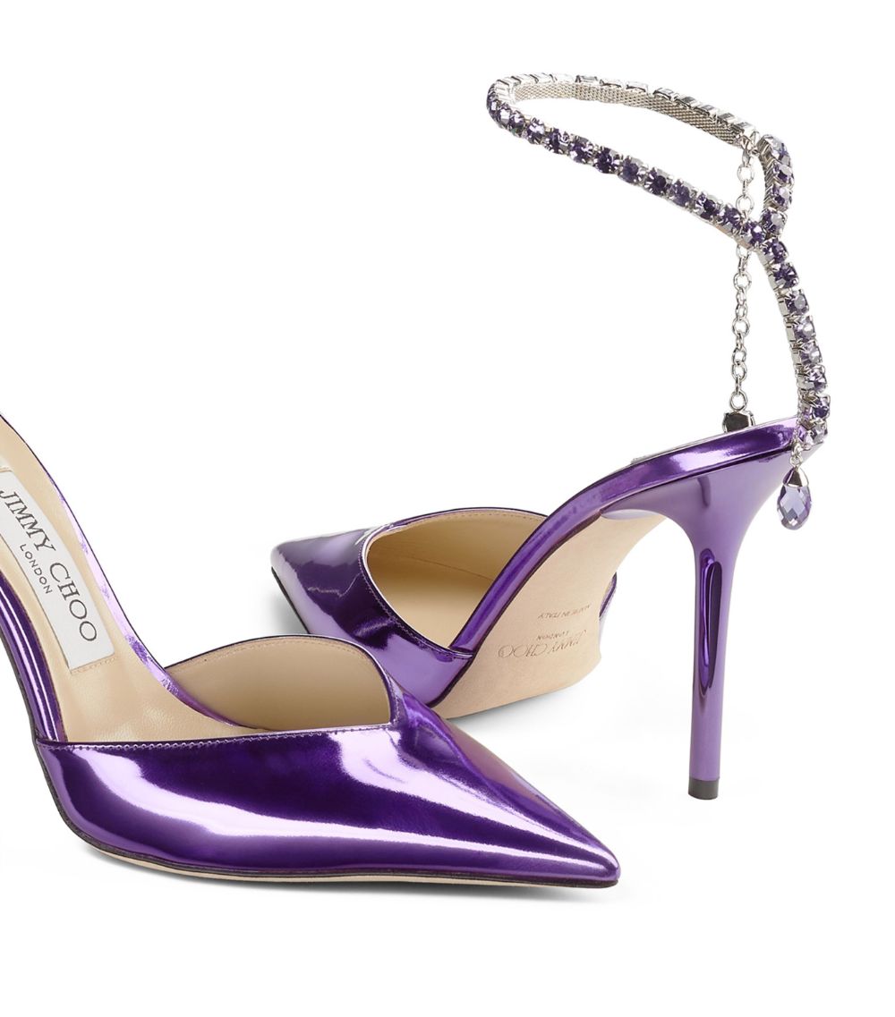 Jimmy Choo Jimmy Choo Saeda 100 Leather Pumps