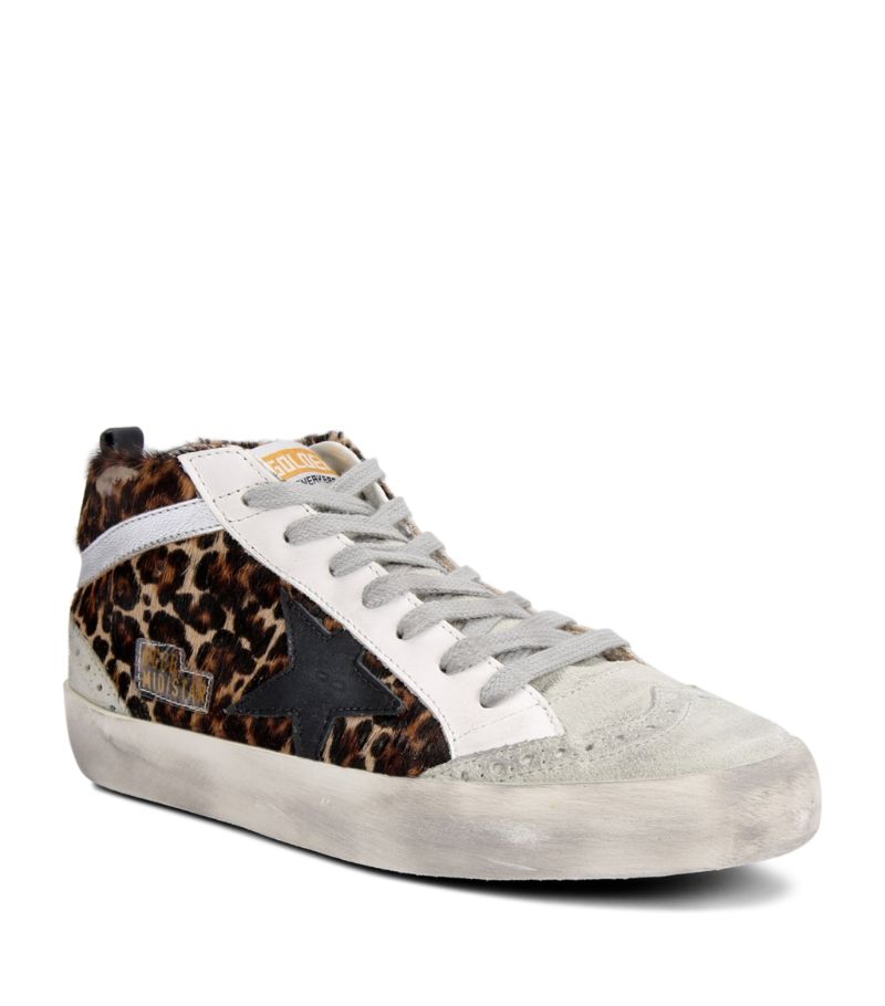 Golden Goose Golden Goose Leather Mid Star Sneakers