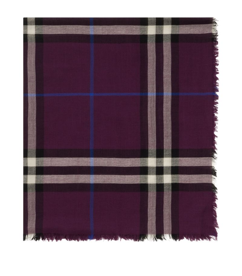 Burberry Burberry Wool Check Scarf