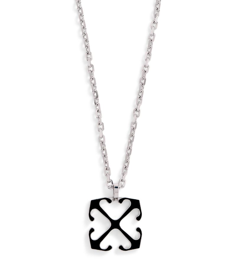 OFF-WHITE Off-White D2 Arrow Pendant Necklace