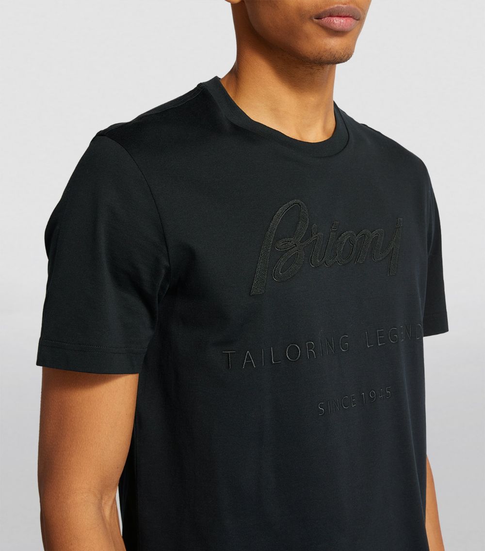 Brioni Brioni Cotton Logo T-Shirt