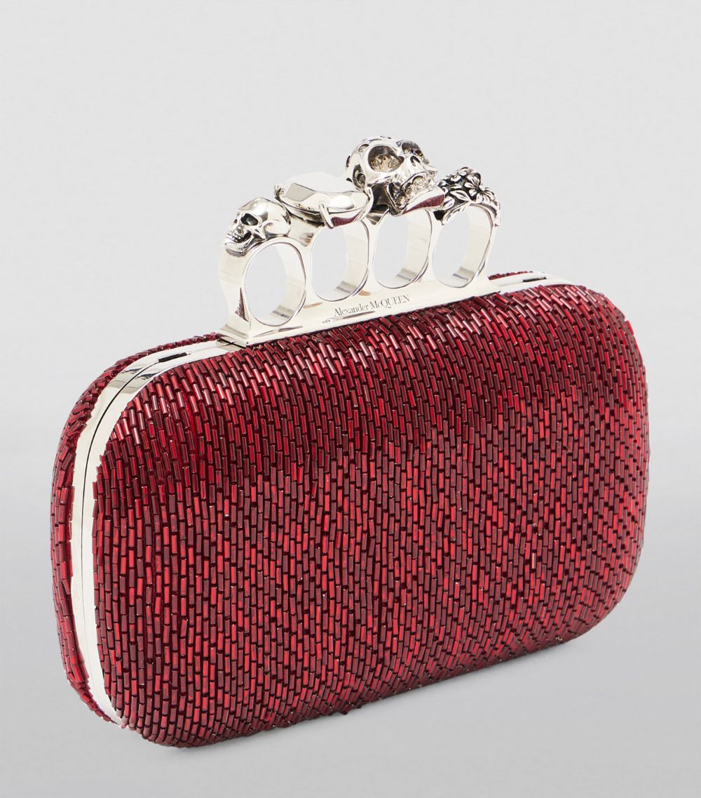 Alexander McQueen Alexander McQueen Embellished Four-Ring Clutch Bag