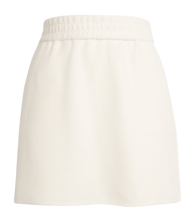 Max Mara Max Mara Virgin Wool-Cashmere-Blend Mini Skirt