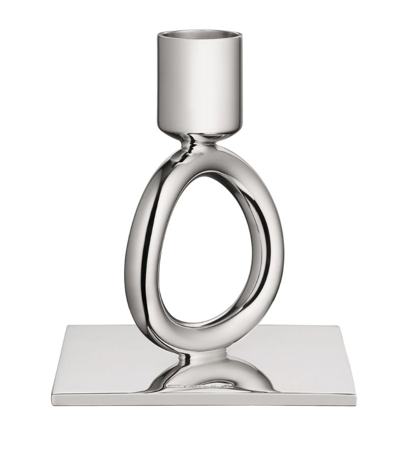 Christofle Christofle Silver-Plated Vertigo Ring Candlestick