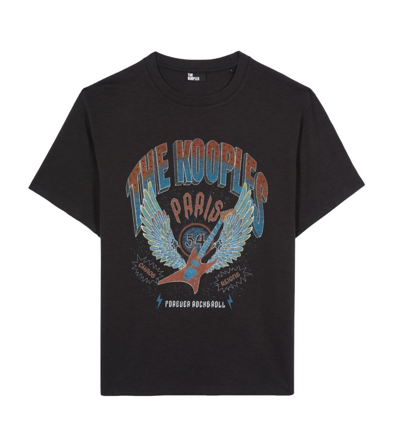 The Kooples The Kooples Cotton Guitar Print T-Shirt