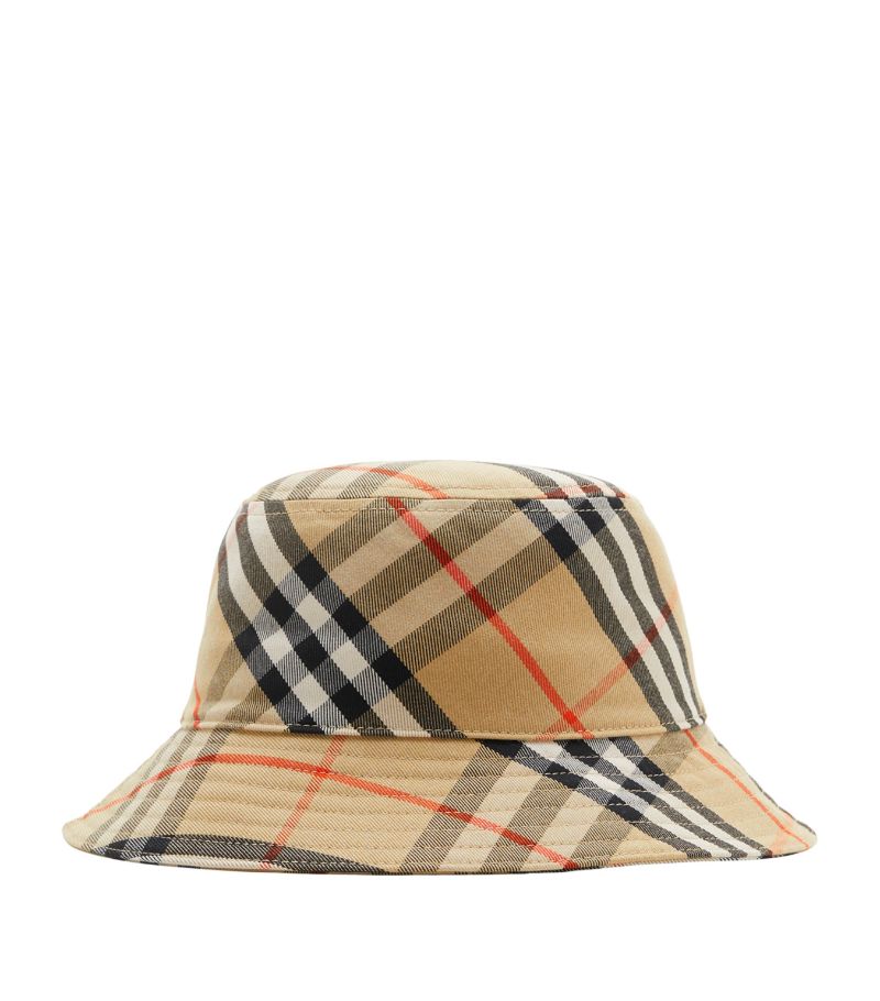 Burberry Burberry Cotton-Blend Check Bucket Hat