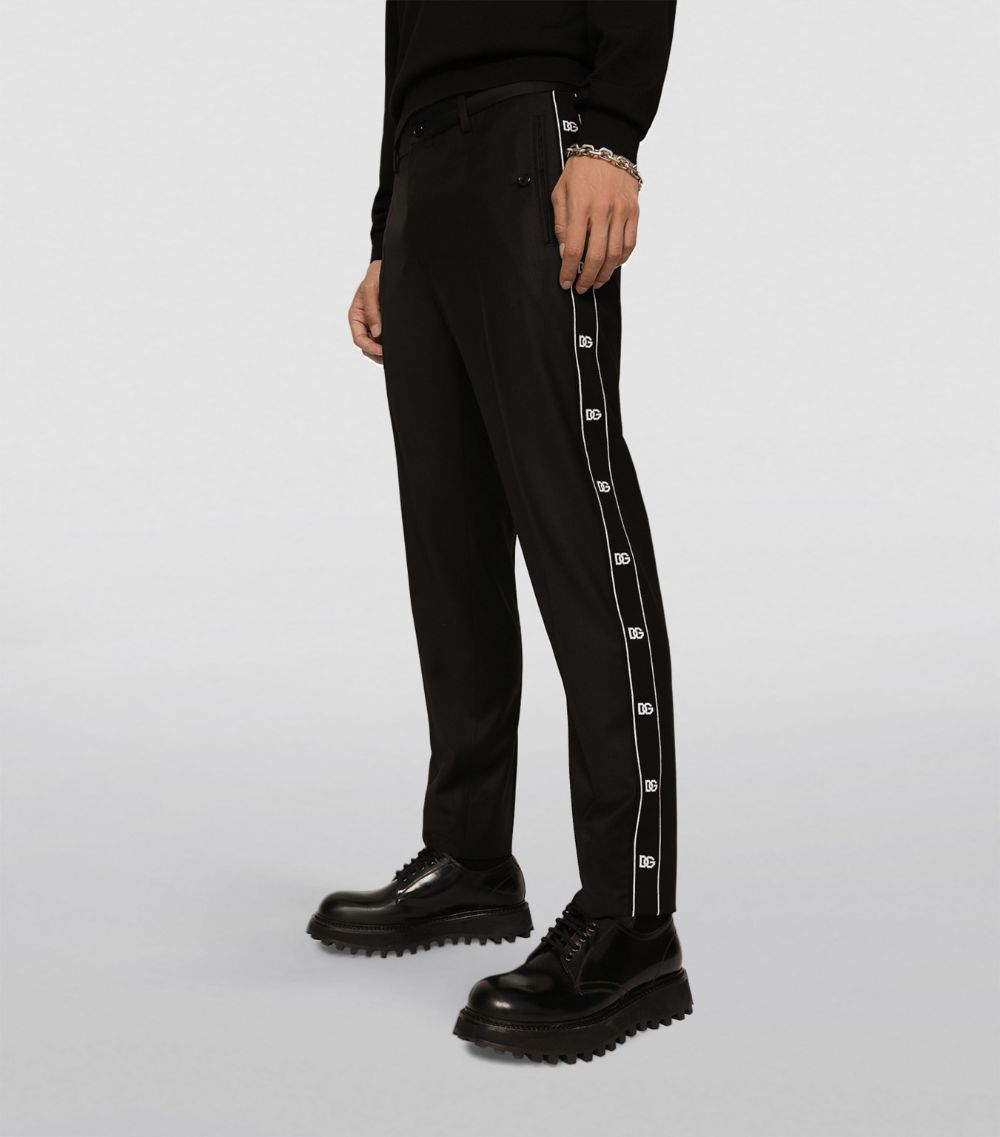 Dolce & Gabbana Dolce & Gabbana Logo-Tape Tailored Trousers