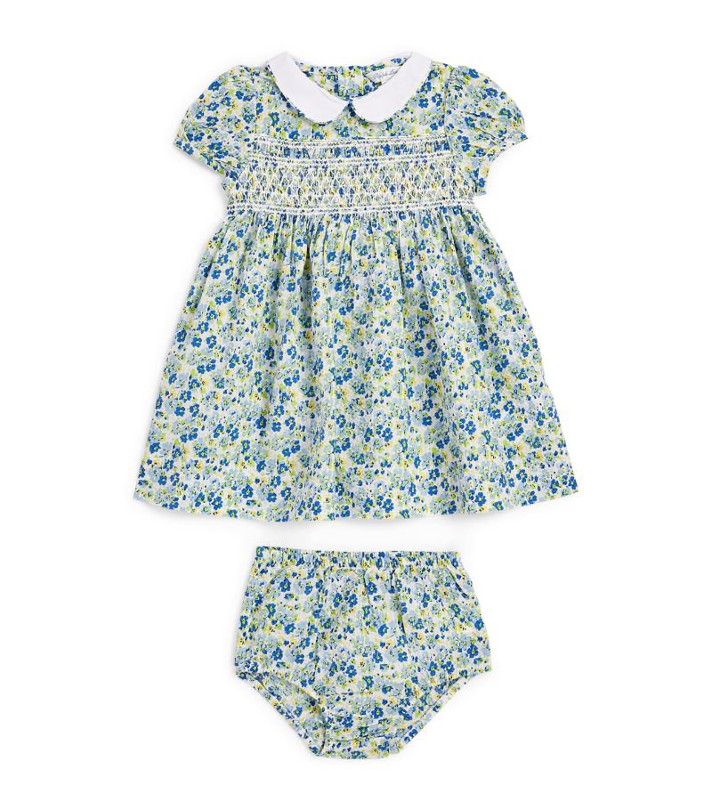 Ralph Lauren Kids Ralph Lauren Kids Puff-Sleeve Floral Print Dress (3-24 Months)