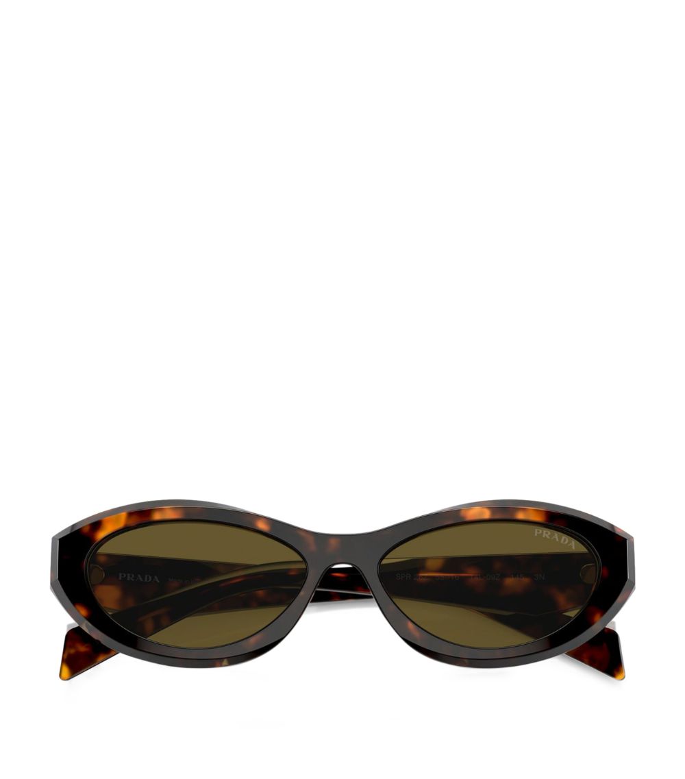 Prada Prada Tortoiseshell Irregular Sunglasses