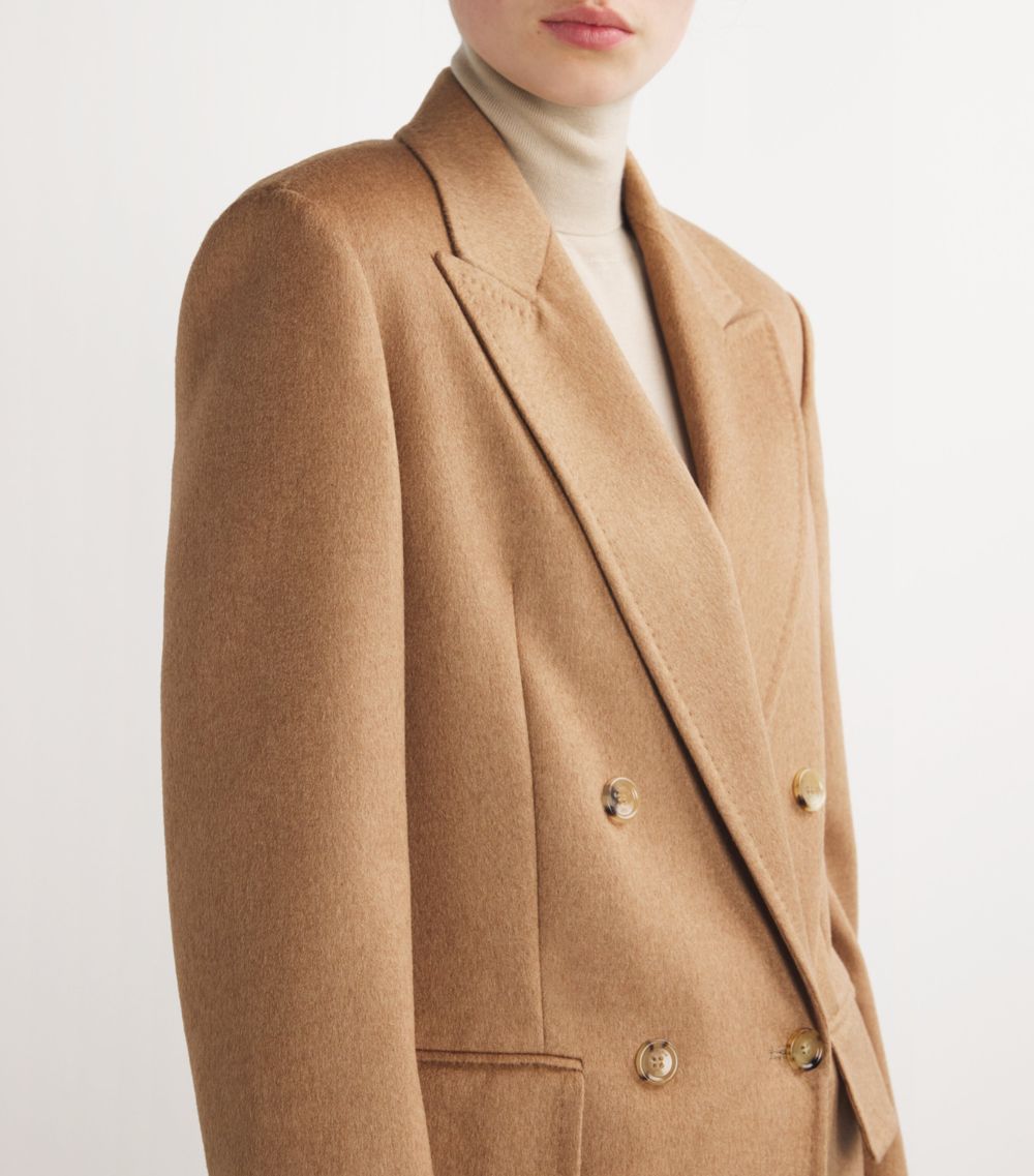 Max Mara Max Mara Camel Hair Double-Breasted Blazer