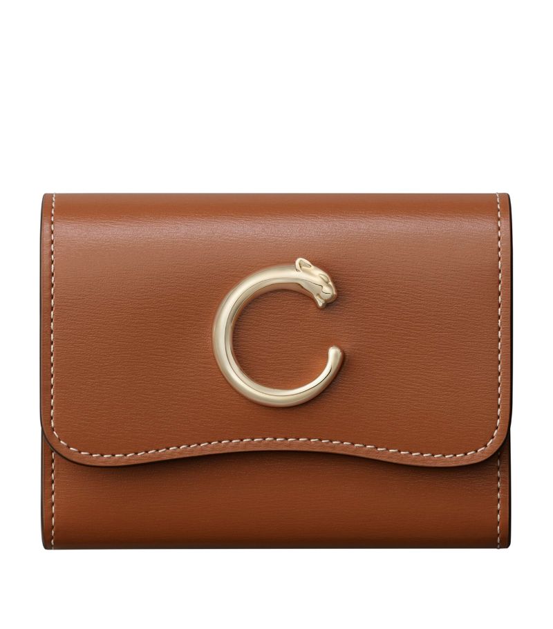 Cartier Cartier Mini Leather Panthère De Cartier Wallet