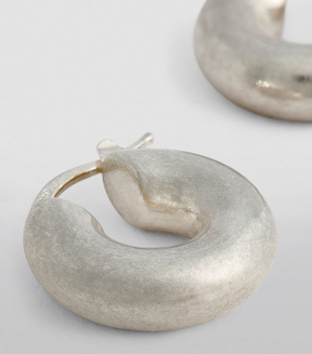 Jil Sander Jil Sander Silver Hoop Earrings