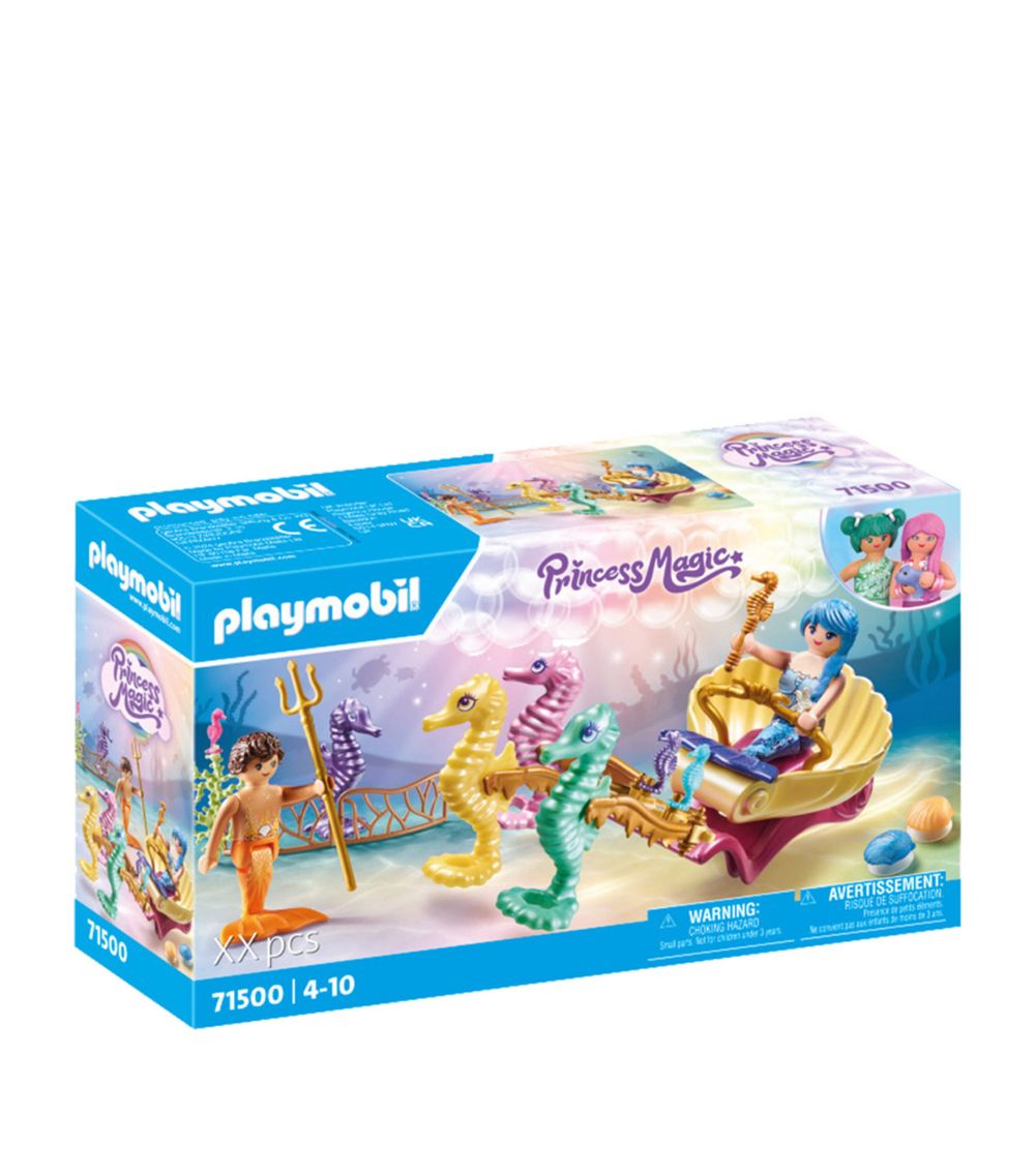 Playmobil Playmobil Princess Magic: Mermaid With Seahorse Carriage Set