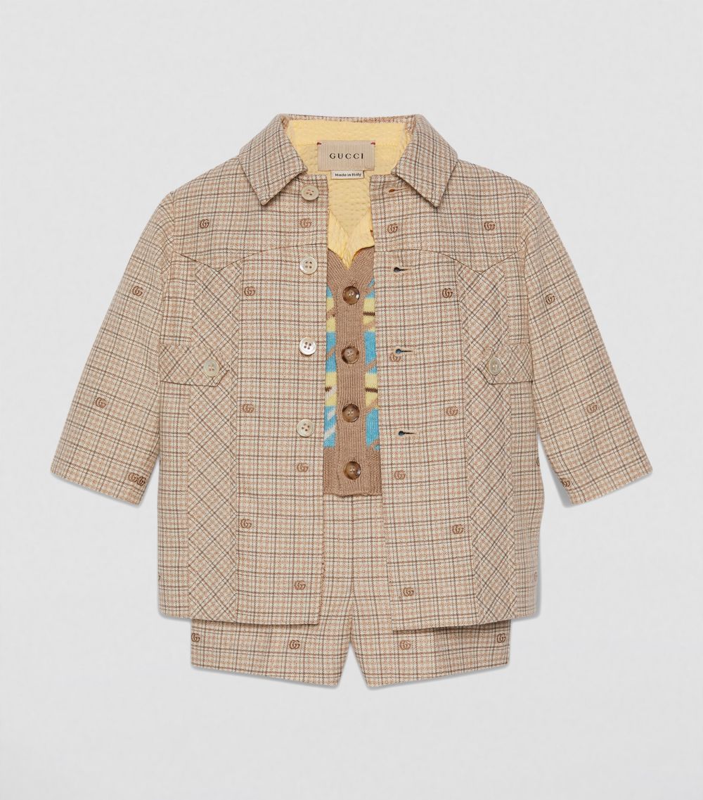 Gucci Gucci Kids Cotton Short-Sleeve Shirt (3-36 Months)