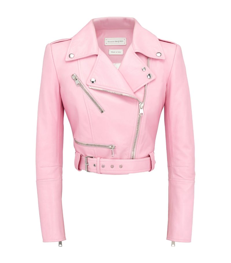 Alexander McQueen Alexander Mcqueen Leather Biker Jacket