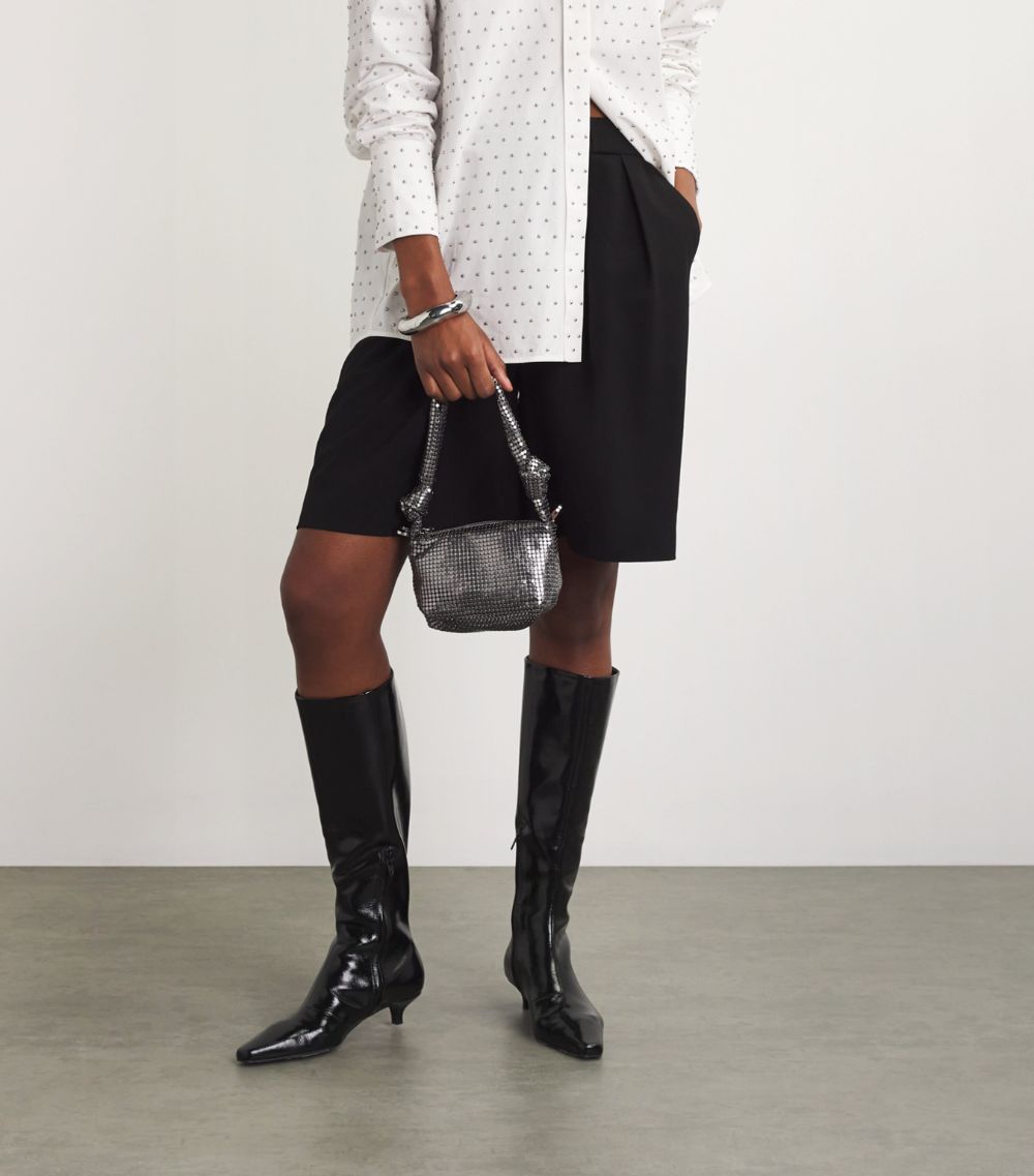 Max & Co. Max & Co. Mini Chainmail Top-Handle Bag