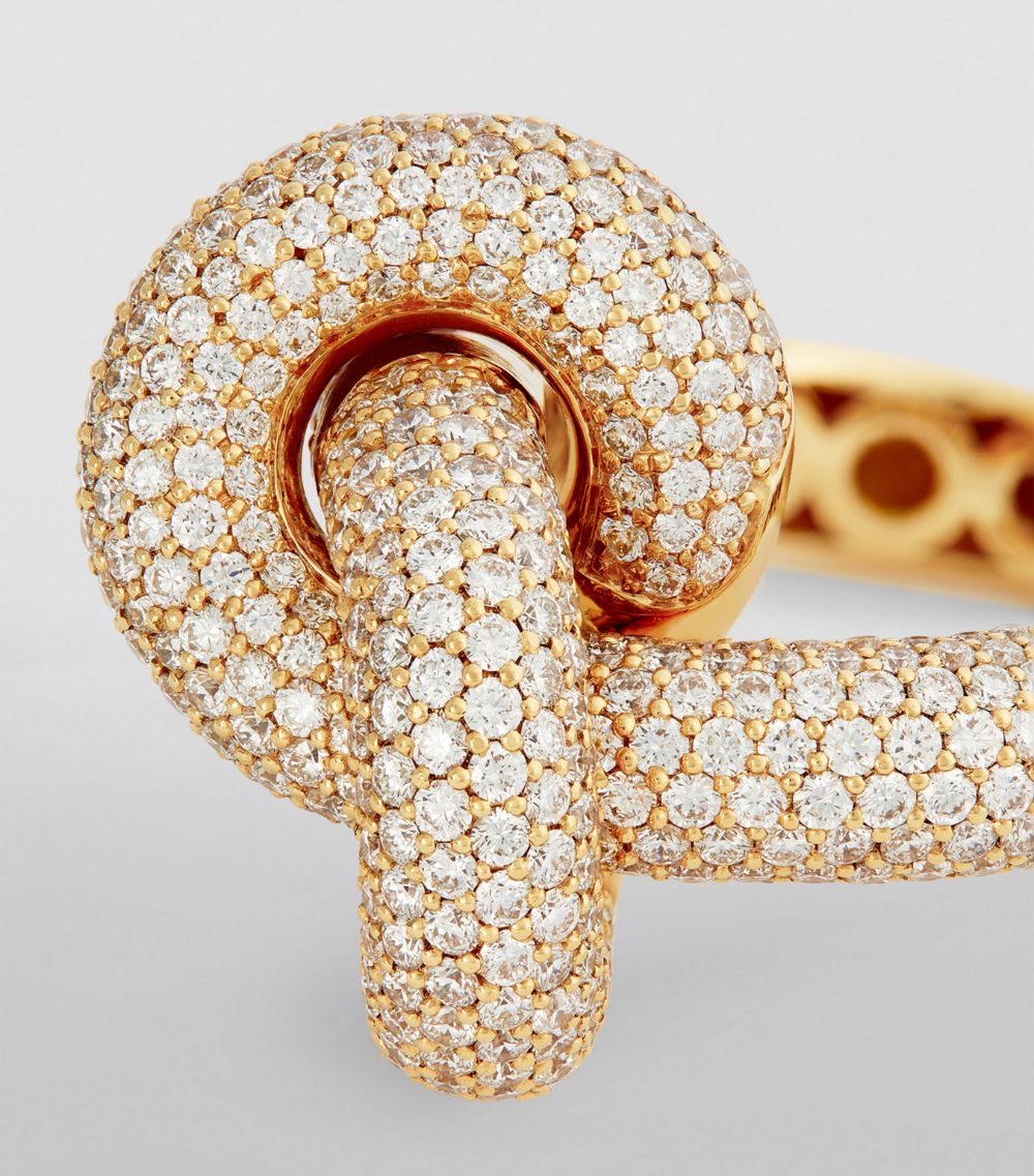 Engelbert Engelbert Yellow Gold And Diamond The Legacy Knot Ring (Size 55)